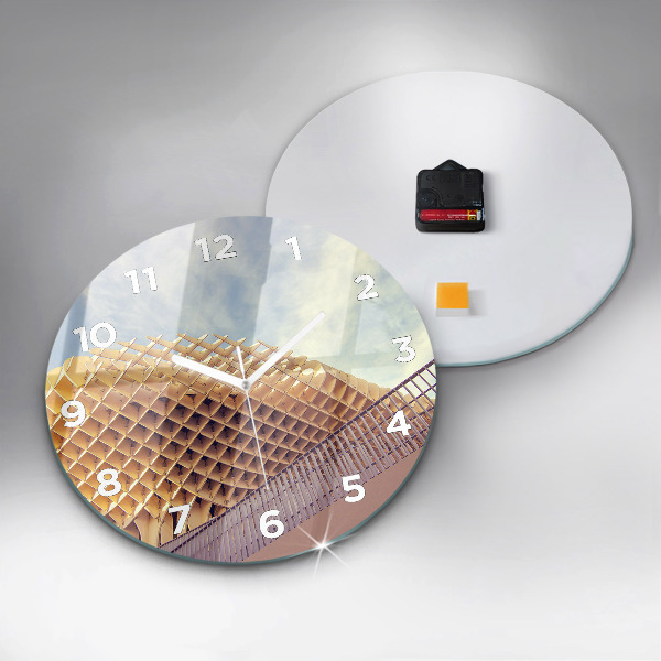 Orologio rotondo in vetro Punto panoramico di Siviglia