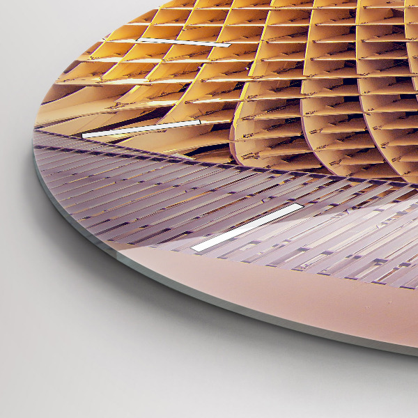 Orologio rotondo in vetro Punto panoramico di Siviglia