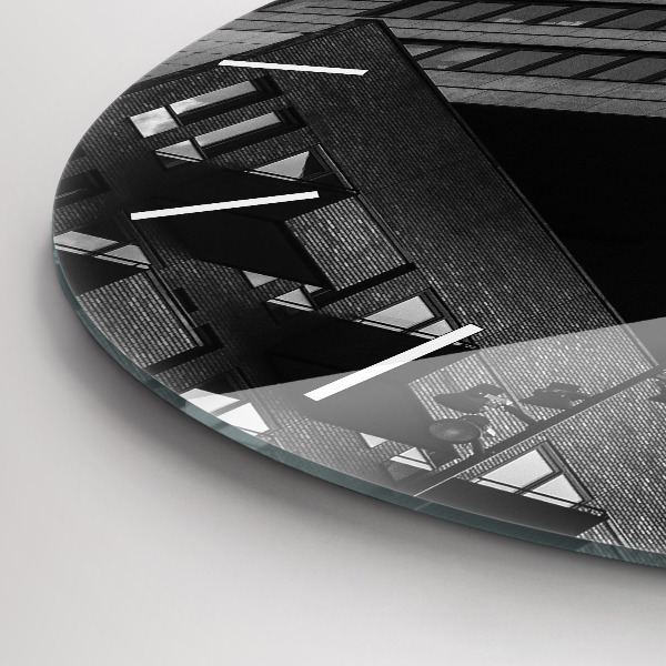 Orologio rotondo in vetro Architettura ad Amsterdam