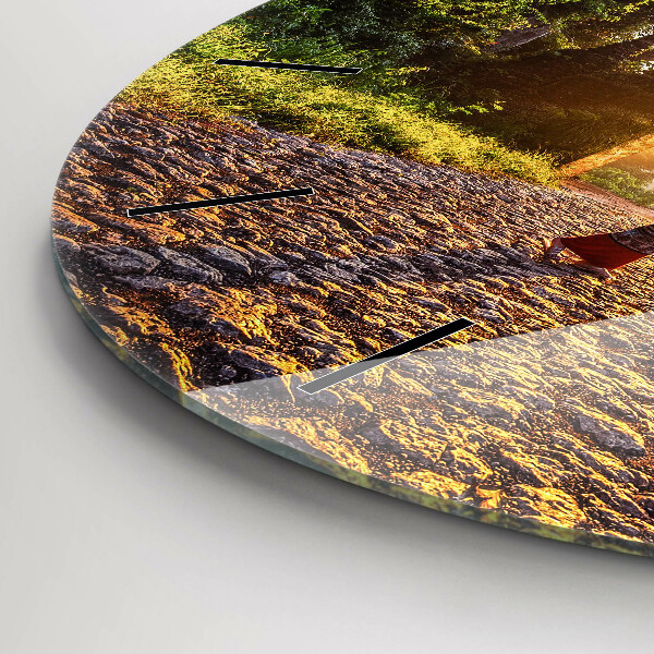 Orologio rotondo Parco Surat Thani Thailandia