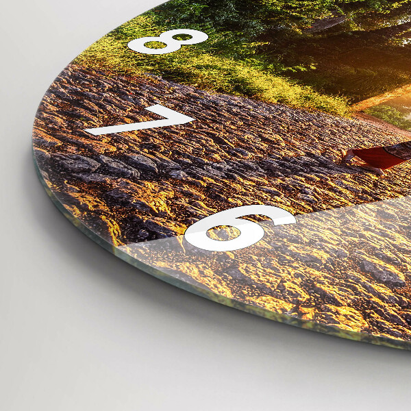 Orologio rotondo Parco Surat Thani Thailandia