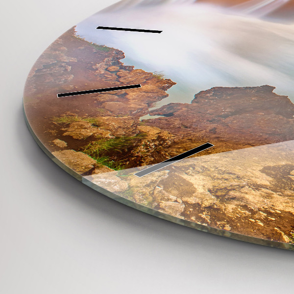 Orologio rotondo Godafoss in Islanda