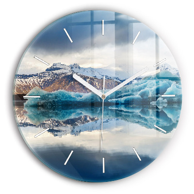Orologio rotondo Lago Jokulsarlon Islanda