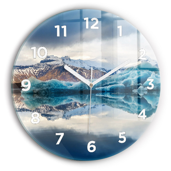 Orologio rotondo Lago Jokulsarlon Islanda