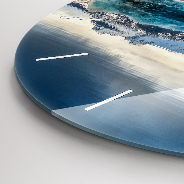 Orologio rotondo Lago Jokulsarlon Islanda