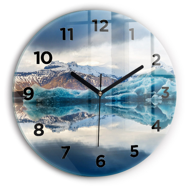 Orologio rotondo Lago Jokulsarlon Islanda