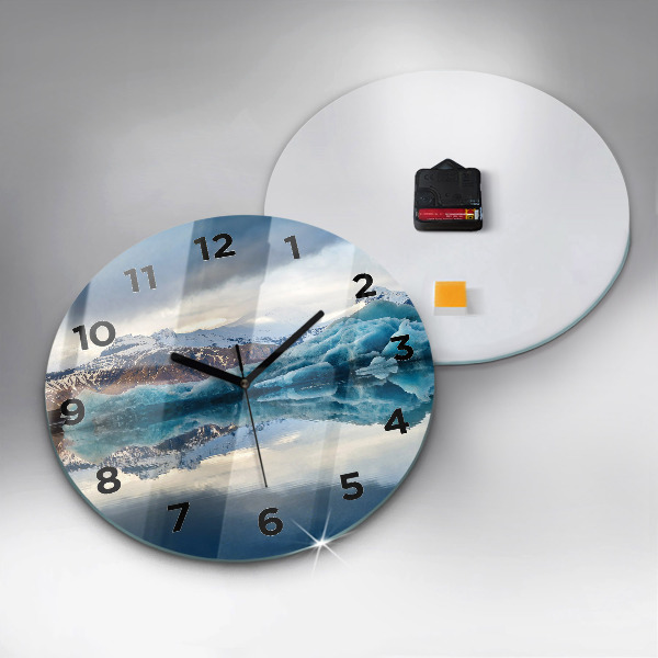 Orologio rotondo Lago Jokulsarlon Islanda
