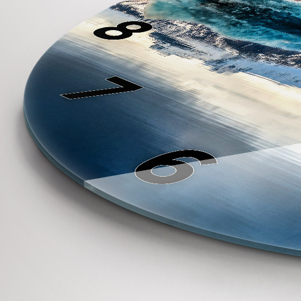 Orologio rotondo Lago Jokulsarlon Islanda