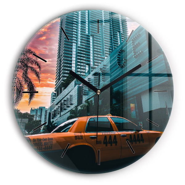 Orologio rotondo Miami, Florida