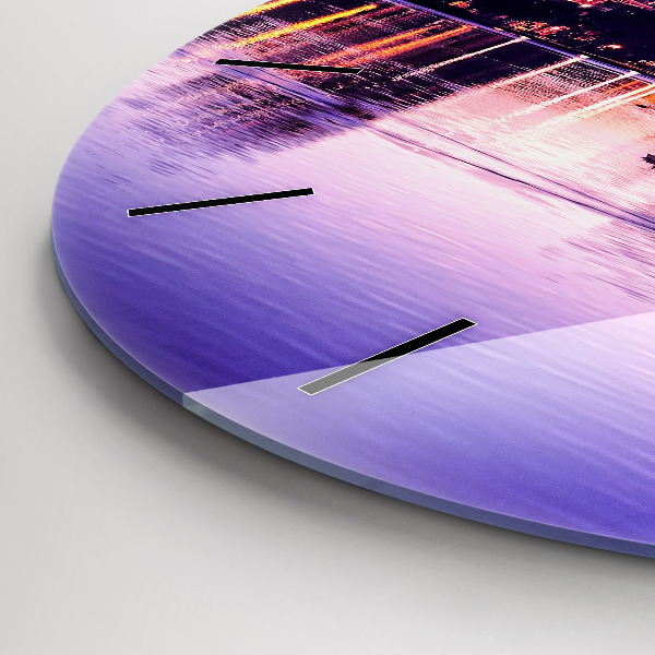 Orologio rotondo Skyline della città di Orlando