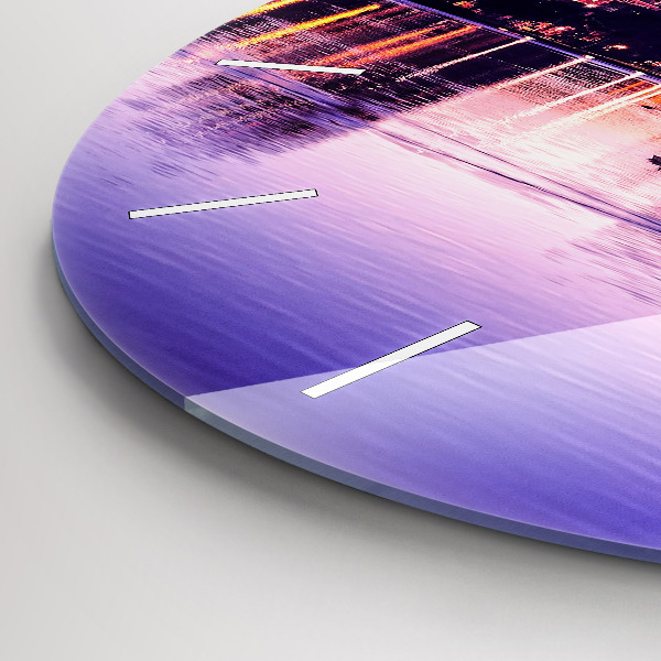 Orologio rotondo Skyline della città di Orlando