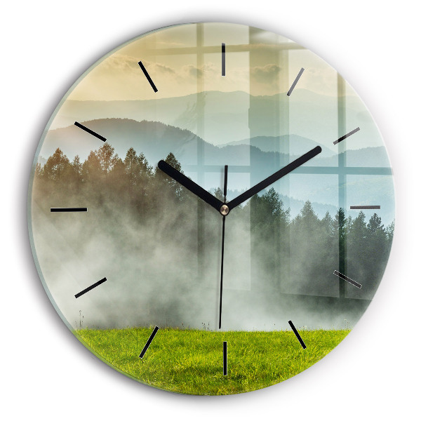 Orologio rotondo Paesaggio montano