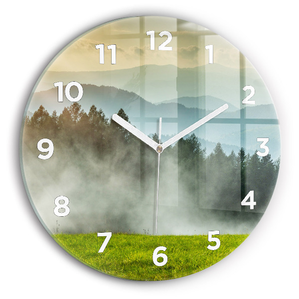 Orologio rotondo Paesaggio montano