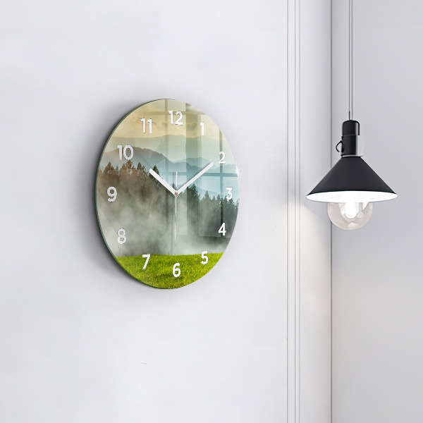 Orologio rotondo Paesaggio montano