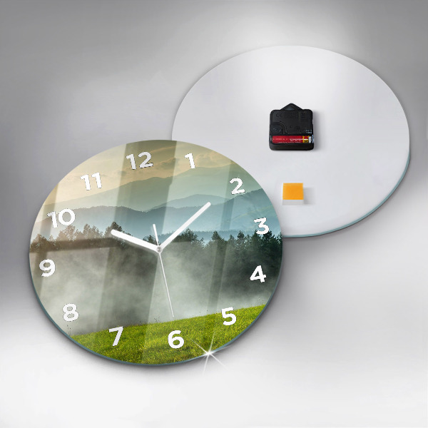 Orologio rotondo Paesaggio montano