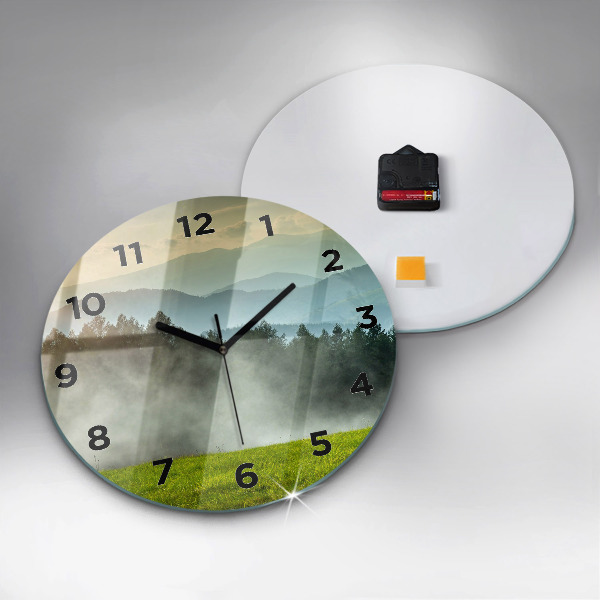 Orologio rotondo Paesaggio montano
