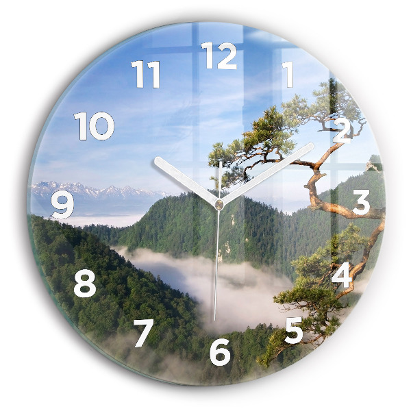 Orologio rotondo Picco Sokolica nei Monti Pieniny
