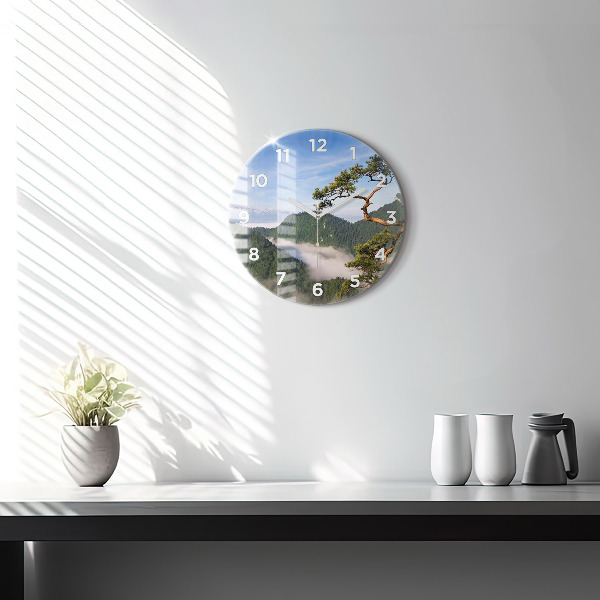 Orologio rotondo Picco Sokolica nei Monti Pieniny