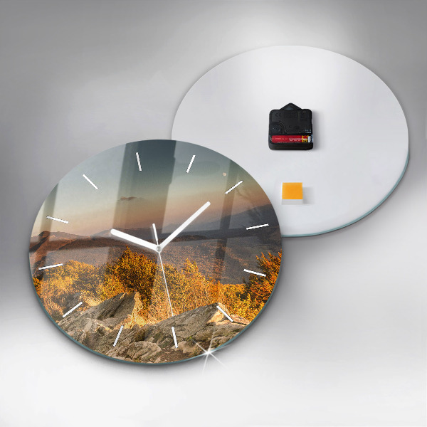 Orologio rotondo Monti Bieszczady