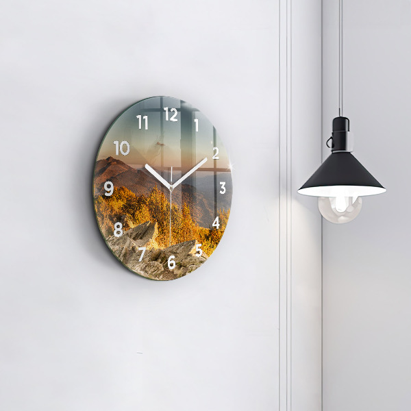 Orologio rotondo Monti Bieszczady