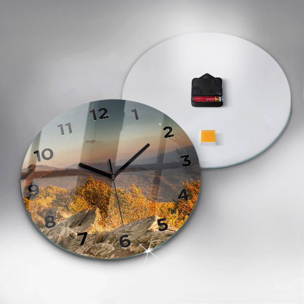 Orologio rotondo Monti Bieszczady