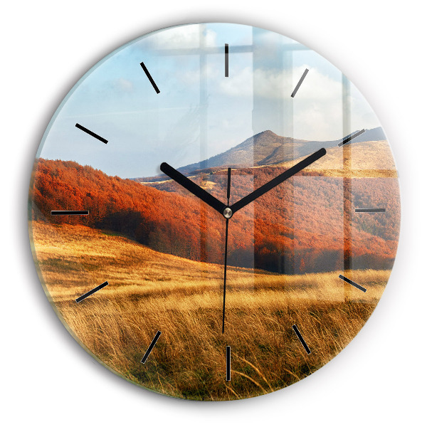 Orologio rotondo Paesaggio montano