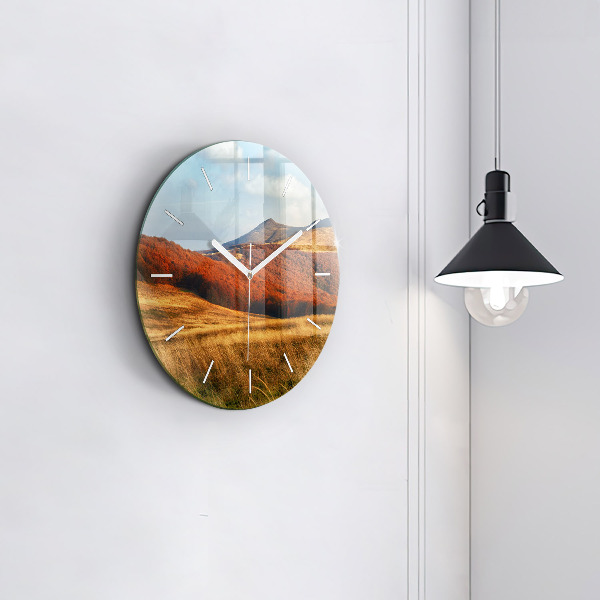 Orologio rotondo Paesaggio montano