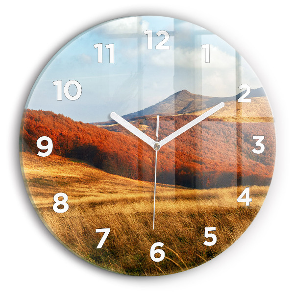 Orologio rotondo Paesaggio montano