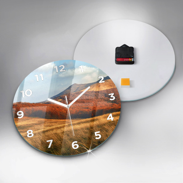 Orologio rotondo Paesaggio montano