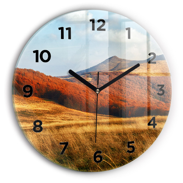Orologio rotondo Paesaggio montano