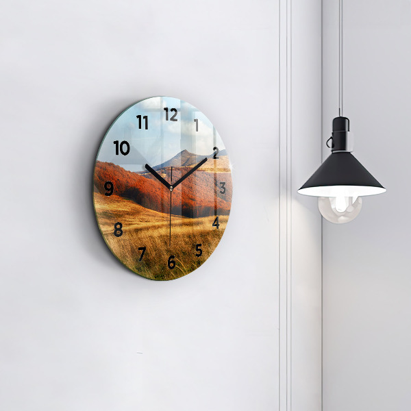 Orologio rotondo Paesaggio montano