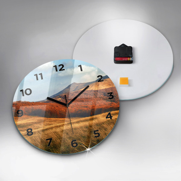 Orologio rotondo Paesaggio montano