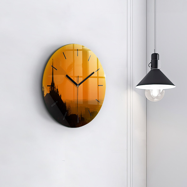 Orologio rotondo Vista della Cattedrale di Brno