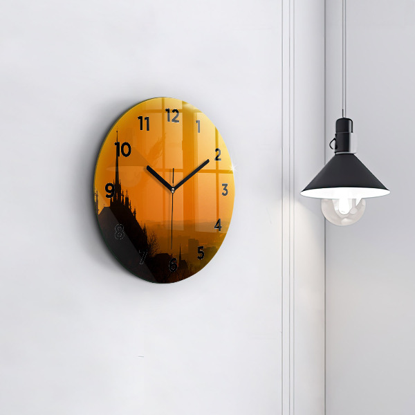 Orologio rotondo Vista della Cattedrale di Brno