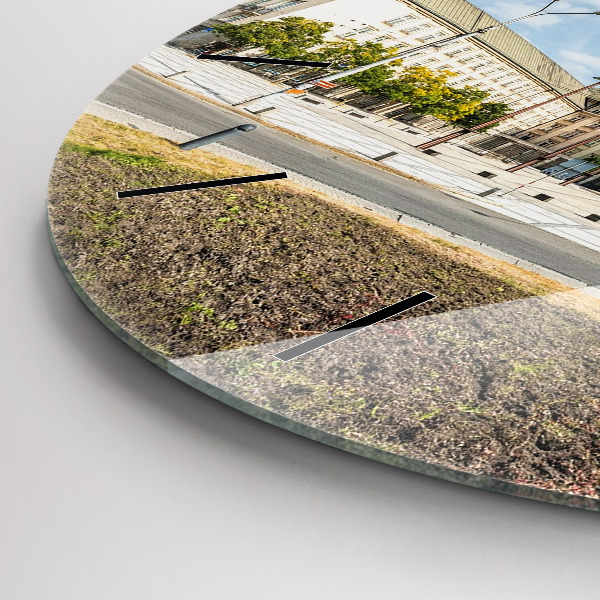 Orologio rotondo Panorama della città di Ostrava