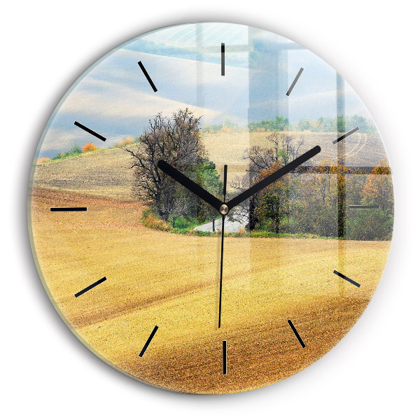 Orologio rotondo Paesaggio rurale della Moravia
