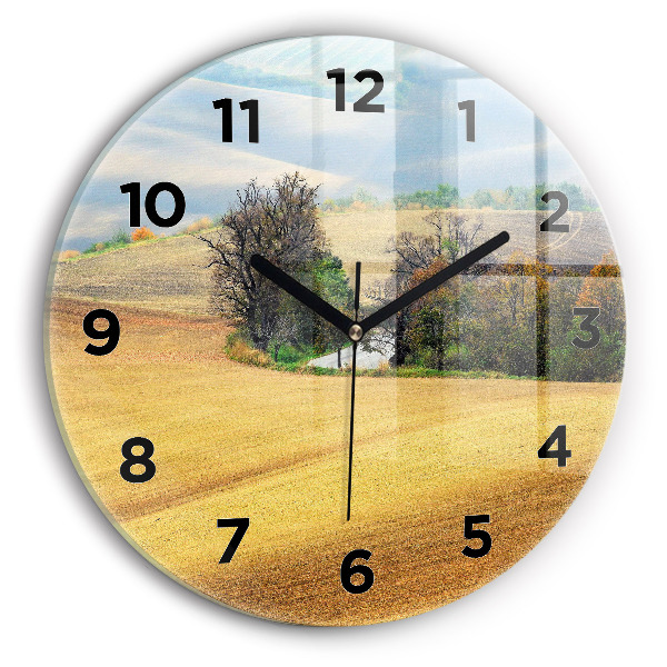 Orologio rotondo Paesaggio rurale della Moravia