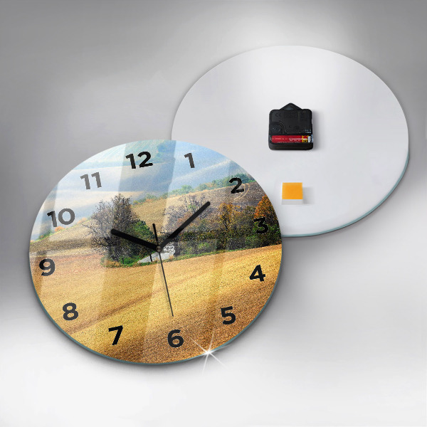 Orologio rotondo Paesaggio rurale della Moravia