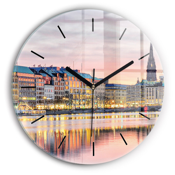 Orologio rotondo Alster ad Amburgo