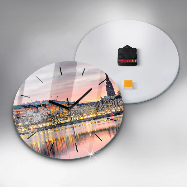 Orologio rotondo Alster ad Amburgo