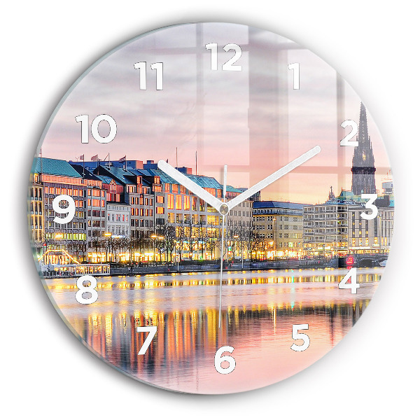 Orologio rotondo Alster ad Amburgo