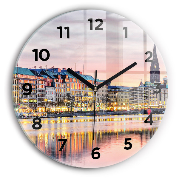 Orologio rotondo Alster ad Amburgo