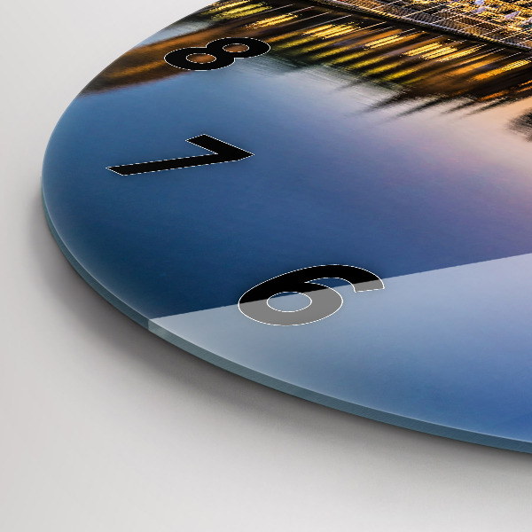 Orologio rotondo Municipio di Amburgo