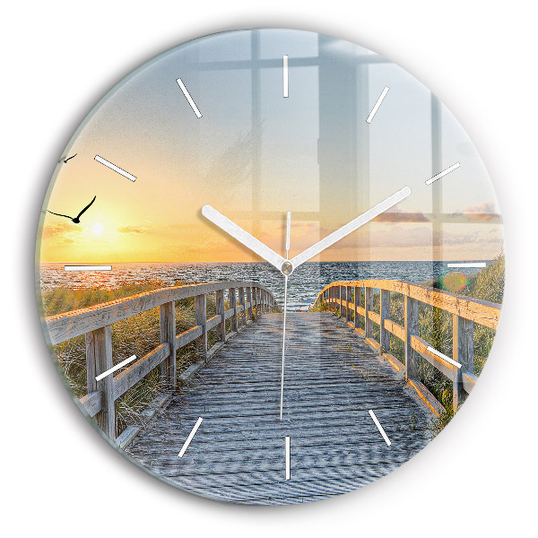 Orologio rotondo Vacanze al mare