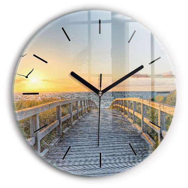 Orologio rotondo Vacanze al mare