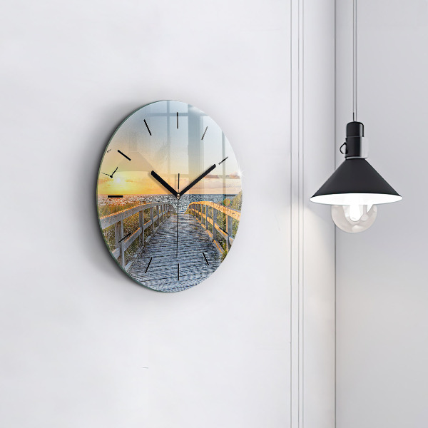 Orologio rotondo Vacanze al mare