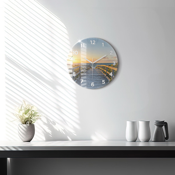Orologio rotondo Vacanze al mare