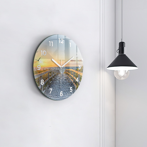 Orologio rotondo Vacanze al mare