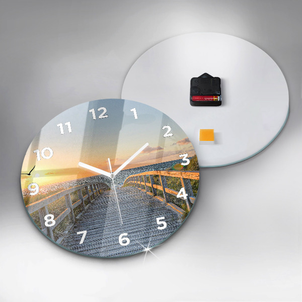 Orologio rotondo Vacanze al mare