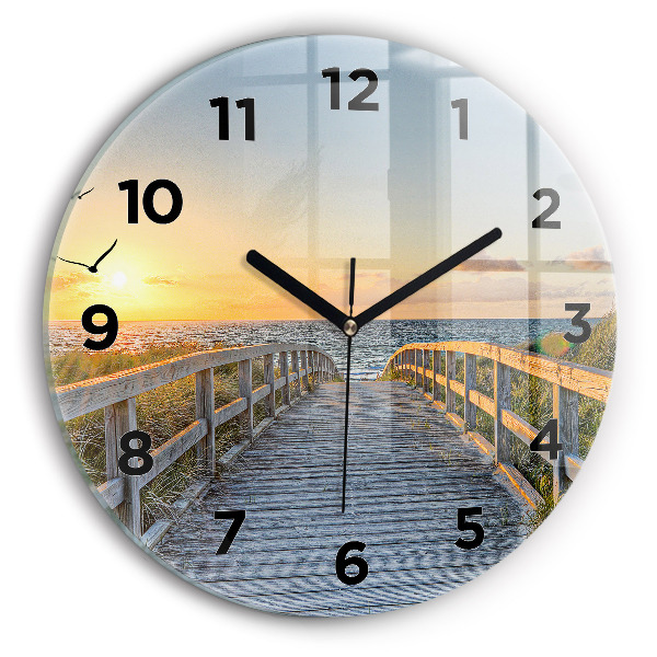 Orologio rotondo Vacanze al mare